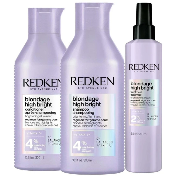 Routine Brillance Blondage High Bright Redken 3 Routine Brillance Blondage High Bright Redken