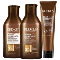 Routine Cheveux Bouclés All Soft Mega Curls Redken