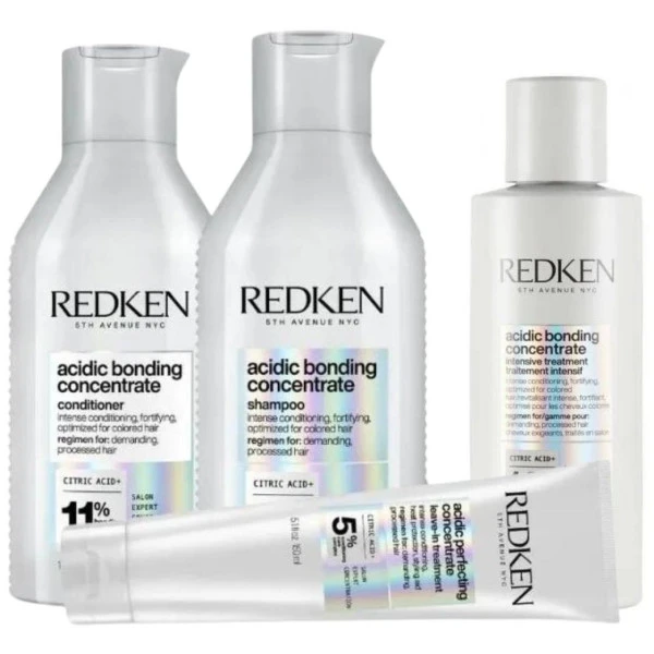 Routine Cheveux Normaux/épais Acidic Bonding Concentrate Redken 3 Routine Cheveux Normaux/épais Acidic Bonding Concentrate Redken
