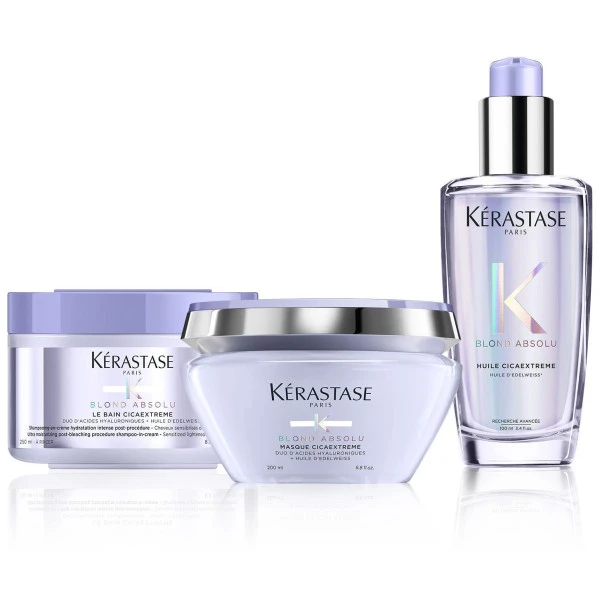 Routine Cicaextrême Blond Absolu Kérastase 3 Routine Cicaextrême Blond Absolu Kérastase