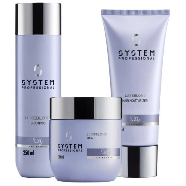 Routine LuxeBlond Avec Conditionneur System Professional 3 Routine LuxeBlond Avec Conditionneur System Professional