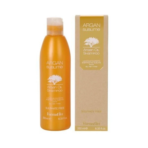 Shampooing à L'huile D'argan Oil brillance Farmavita 250ML 4 Shampooing à L'huile D'argan Oil brillance Farmavita 250ML - Image 2