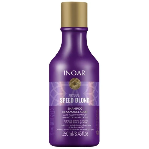 Shampooing Absolut Speed Blond Inoar 250ML 3 Shampooing Absolut Speed Blond Inoar 250ML
