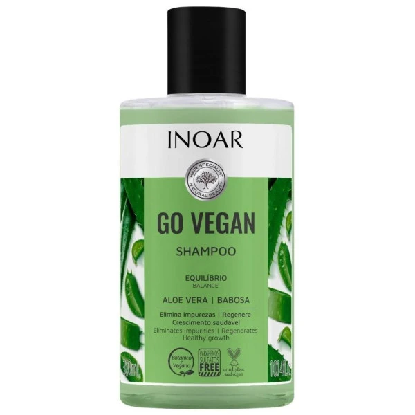 Shampooing Balance Go Vegan Inoar 300ML 3 Shampooing Balance Go Vegan Inoar 300ML