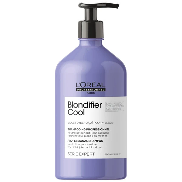 Shampooing Blondifier Cool L'Oréal Professionnel 750ML 3 Shampooing Blondifier Cool L'Oréal Professionnel 750ML