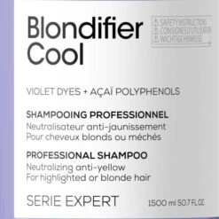 Shampooing Blondifier Cool L'Oréal Professionnel 1,5L -Beauty Care Soldes shampooing blondifier cool loreal professionnel 1 5l 6
