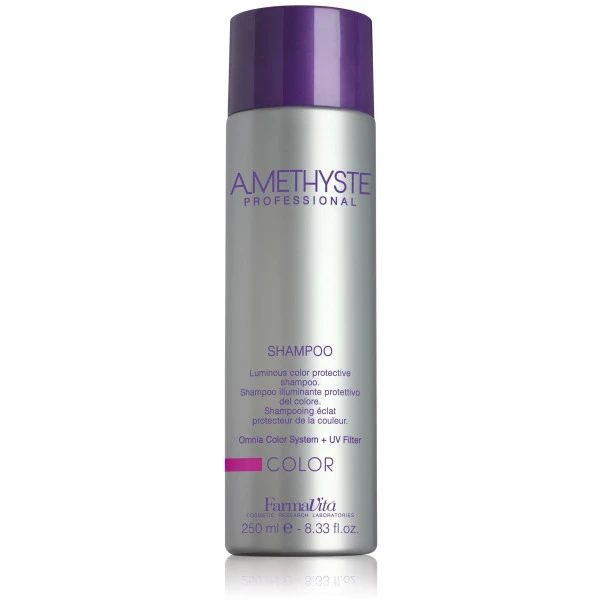 Shampooing Cheveux Colorés Color Amethyste Farmavita 250ML 3 Shampooing Cheveux Colorés Color Amethyste Farmavita 250ML