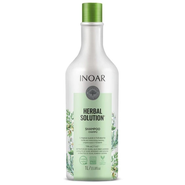 Shampooing Herbal Solution Inoar 1L 3 Shampooing Herbal Solution Inoar 1L