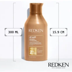 Shampooing Hydratant Cheveux Secs All Soft Redken 300ML -Beauty Care Soldes shampooing hydratant cheveux secs all soft redken 300ml 3
