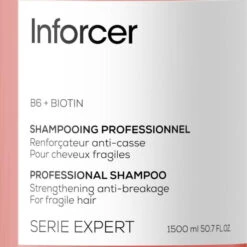 Shampooing Inforcer L'Oréal Professionnel 1,5L -Beauty Care Soldes shampooing inforcer loreal professionnel 1 5l 4