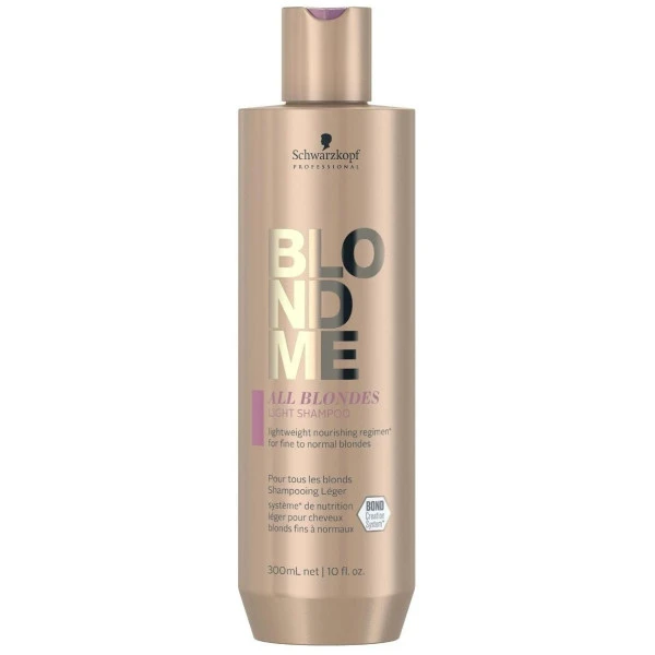 Shampooing Léger BlondMe Schwarzkopf 300ML 3 Shampooing Léger BlondMe Schwarzkopf 300ML