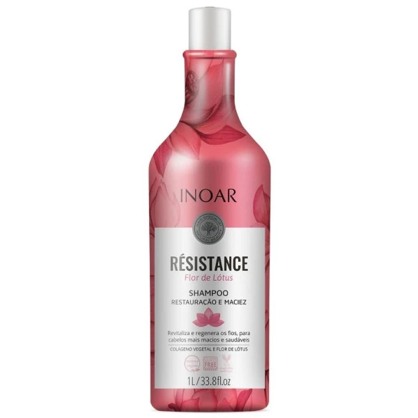 Shampooing Lotus Resistance Inoar 1L 3 Shampooing Lotus Resistance Inoar 1L