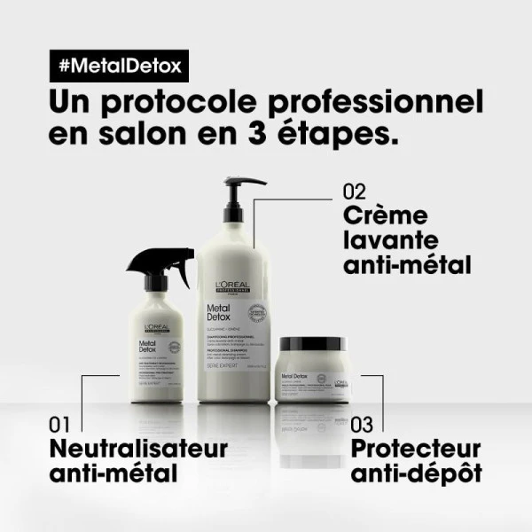 Shampooing Metal Detox L'Oréal Professionnel 1,5L 7 Shampooing Metal Detox L'Oréal Professionnel 1,5L - Image 5