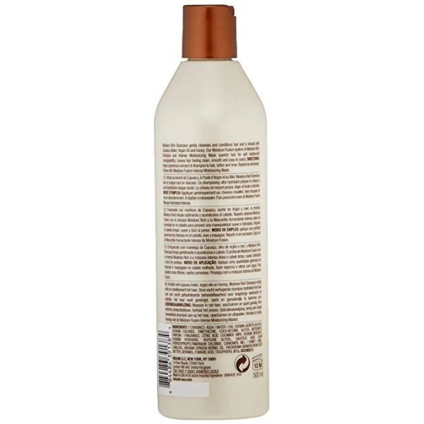 Shampooing Mizani Purifiant Moisture Fusion 500 ML 4 Shampooing Mizani Purifiant Moisture Fusion 500 ML - Image 2