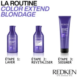 Shampooing Neutralisant Color Extend Blondage Redken 1L -Beauty Care Soldes shampooing neutralisant color extend blondage redken 1l 4