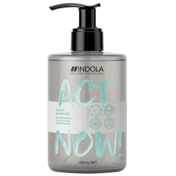 Shampooing Purifiant ACT NOW 300ML INDOLA 3 Shampooing Purifiant ACT NOW 300ML INDOLA