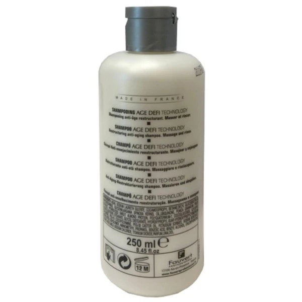 Shampooing Restructurant Age Défi Technology Fauvert Professionnel 250ML 4 Shampooing Restructurant Age Défi Technology Fauvert Professionnel 250ML - Image 2