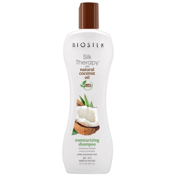 Shampooing Silk Therapy Coconut Oil Biosilk 355ML 3 Shampooing Silk Therapy Coconut Oil Biosilk 355ML