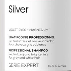 Shampooing Silver L'Oréal Professionnel 1,5L -Beauty Care Soldes shampooing silver l oreal professionnel 15l 4