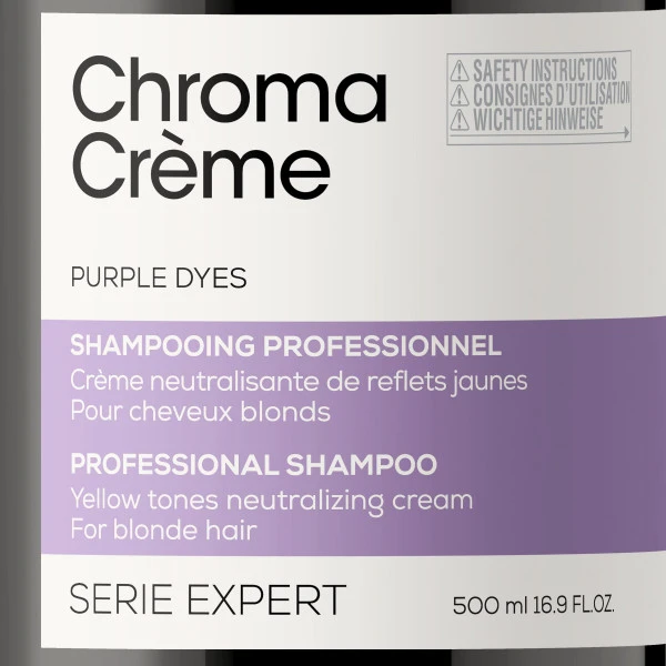 Shampooing Violet Chroma Crème L'Oréal Professionnel 500ML 10 Shampooing Violet Chroma Crème L'Oréal Professionnel 500ML - Image 8