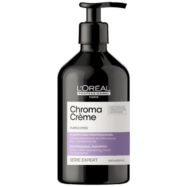Shampooing Violet Chroma Crème L'Oréal Professionnel 500ML 3 Shampooing Violet Chroma Crème L'Oréal Professionnel 500ML