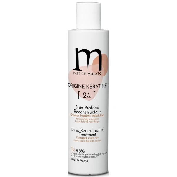 Soin Reconstructeur Origine Kératine Patrice Mulato 200ML 3 Soin Reconstructeur Origine Kératine Patrice Mulato 200ML