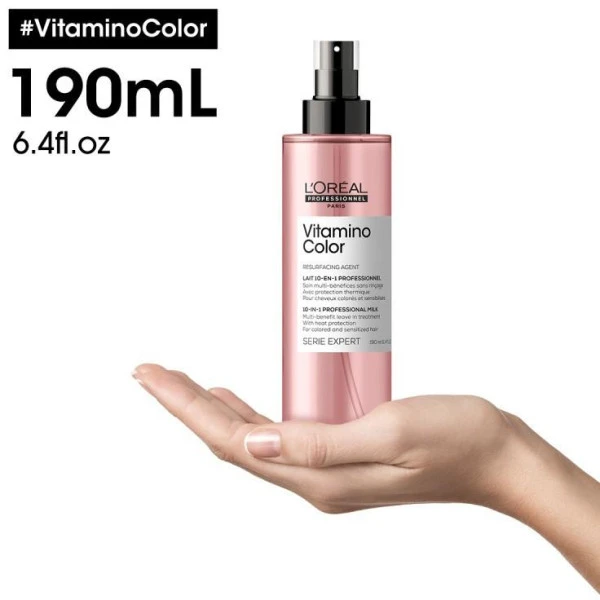 Spray 10-en-1 Vitamino Color L'Oréal Professionnel 190ML 7 Spray 10-en-1 Vitamino Color L'Oréal Professionnel 190ML - Image 5