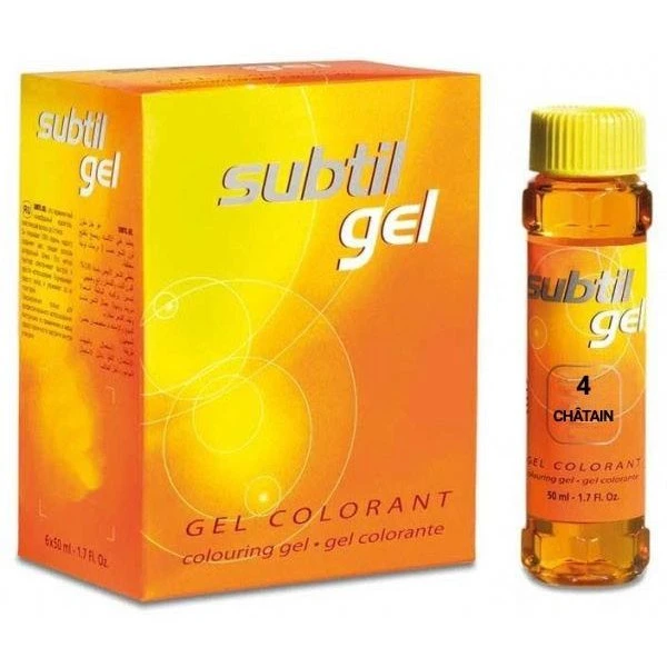 Subtil Gel N°4 Châtain 50 ML 3 Subtil Gel N°4 Châtain 50 ML