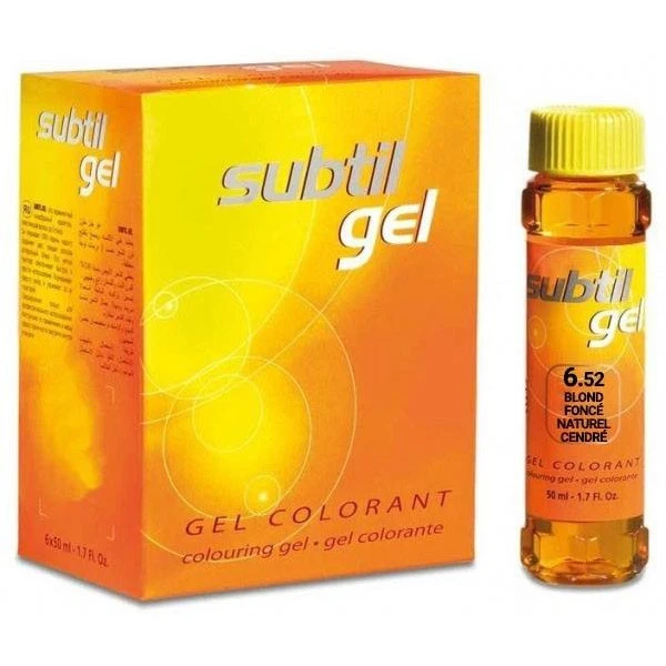 Subtil Gel N°6.52 Blond Foncé Acajou Irisé 50 ML 3 Subtil Gel N°6.52 Blond Foncé Acajou Irisé 50 ML