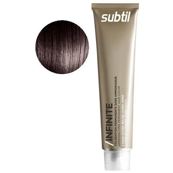 SUBTIL Infinite 4-77 Châtain Marron Profond 60 Ml 3 SUBTIL Infinite 4-77 Châtain Marron Profond 60 Ml