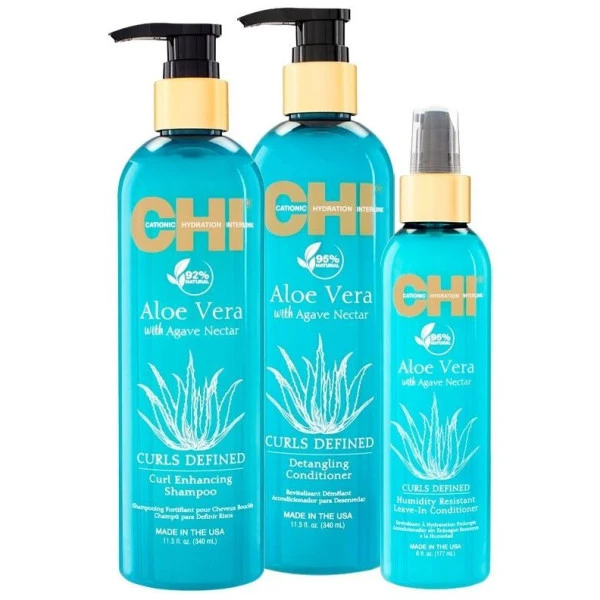 Trio Curl Anti-humidité Aloe Vera CHI 3 Trio Curl Anti-humidité Aloe Vera CHI