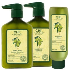 Trio Shampooing + Conditionneur + Masque Naturals CHI